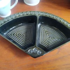 Sylvac divided dish, vintage pottery