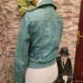 Superdry women's Super Blake leather bomber jacket. Size XS EU 34-36 UK 6-8 Measurements in the photos Image 10