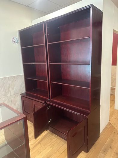Premium Mahogany Display Cabinets & Glass Units