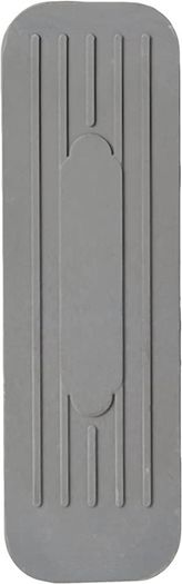 Heavy Duty Non-Slip Rubber Door Wedge Stopper 120 x 20 x 35mm Grey (FREE POSTAGE)