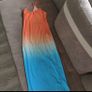 Casual Beach Ombre Bodycon Mid-Length Dress  size 10 Image 4