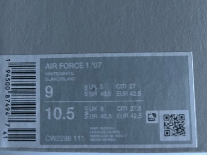 Nike Airforce 1 (no offers below asking price)