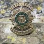 Irish Easter Rising, Irish Independence, Irish Civil War Commemoration badges (green set) Image 6