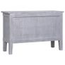 Sideboard with 2 Drawers 90x30x60 cm Solid Mahogany Wood Image 5
