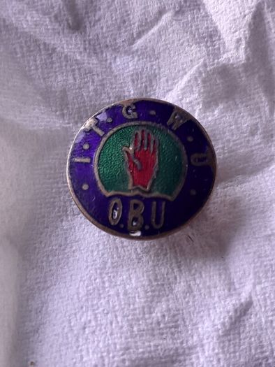 old Irish badge