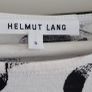HELMUT LANG monochrome side ties tee Sz S (Fit 8-10UK) - Rrp 225 (New) Image 3