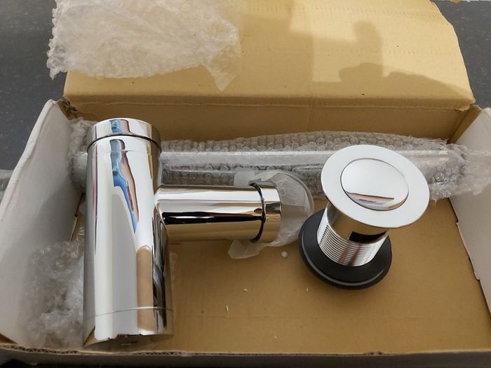 Chrome Basin Waste and Trap