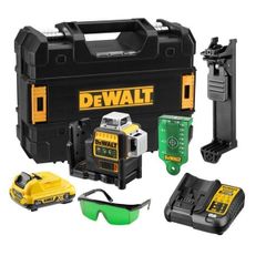 DeWalt 12v 3-Line Green Laser Level Kit (3 x 360) - New