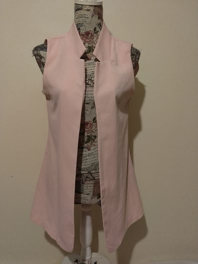 Pink Sleevelss Jacket