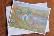 Greetings Card Old Farmyard