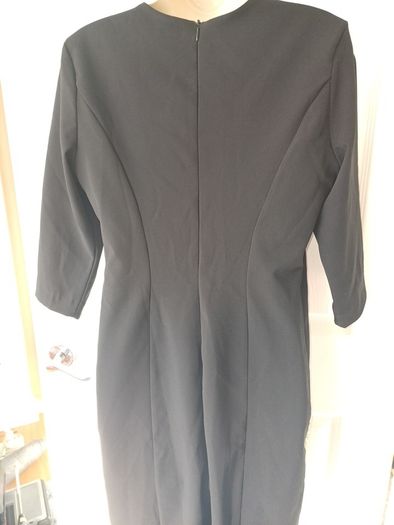 Cannellla Black & Mustard Dress Size  16