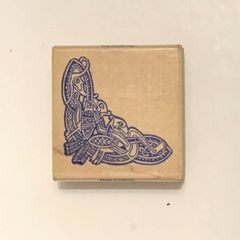 Book of Kells Rubber Stamp