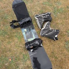 snowboard and boot bundle