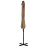 Cantilever Umbrella with Aluminium Pole Taupe 300 cm Image 3