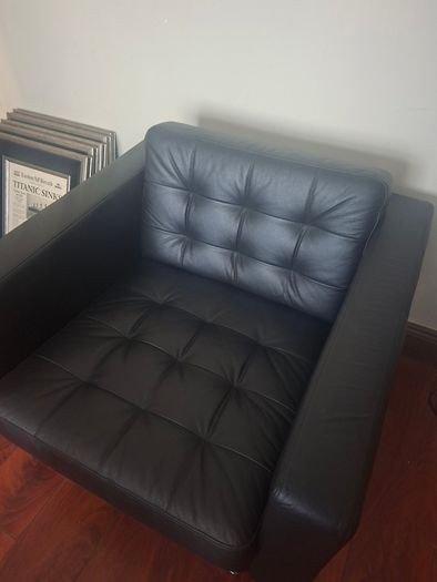 Pair of Leather Armchairs