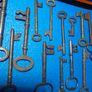 Antique Keys Collection Lot 17 Keys Image 5