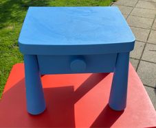 Ikea Mammut kids table and toddler nightstand