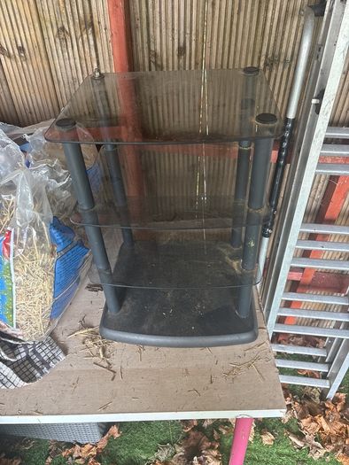 technic retro stack system glass shelves