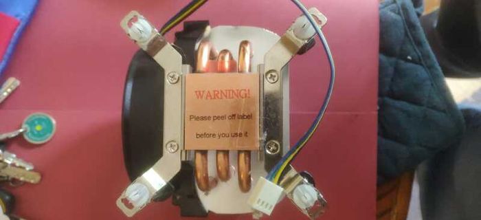 Akasa CPU Heatsink Cooler -Fan - Unused 3 Heatpipes