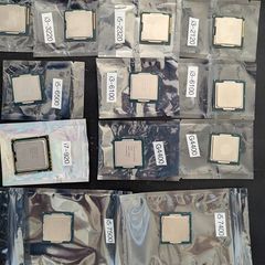 Selection of Intel Core ix/Pentium 1st to 7th generation processors