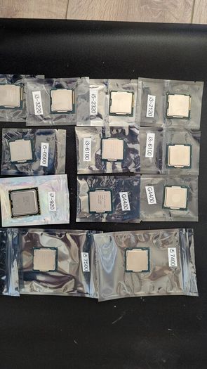 Selection of Intel Core ix/Pentium 1st to 7th generation processors