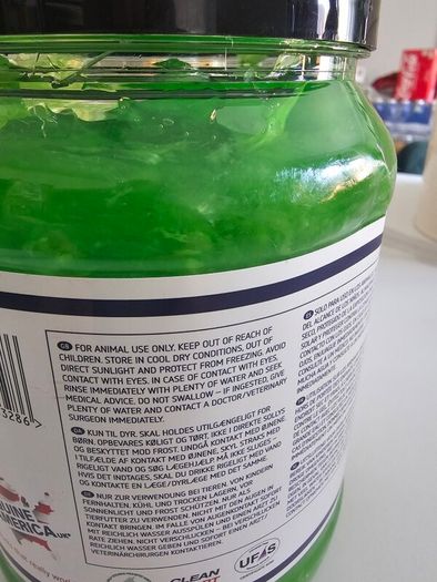Cooling gel for painful muscles
