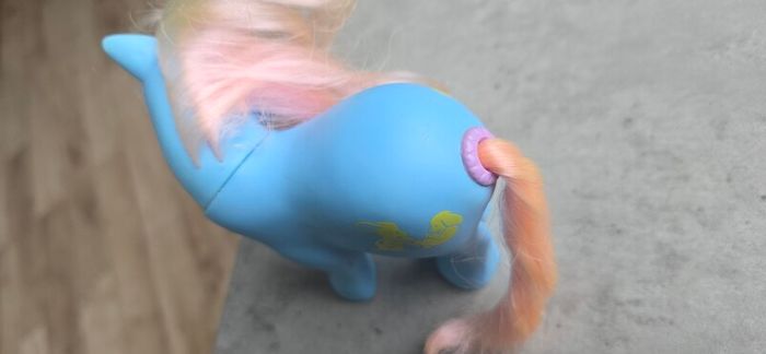 Squeezer Happy Tails Ponies Puppies MLP G1 My Little Pony