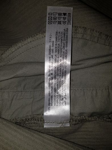 Zara sage green corduroy shacket xs