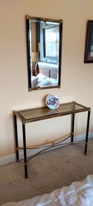 Console Table and Mirror