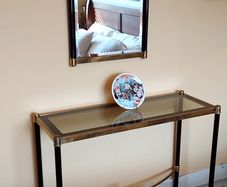 Console Table and Mirror