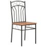 Dining Chairs 6 pcs Brown MDF Image 2