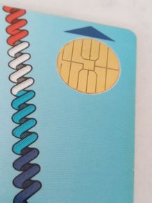 call card - round chip