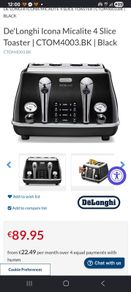 4 slice toaster black
