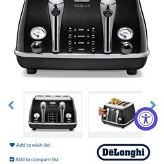 4 slice toaster black