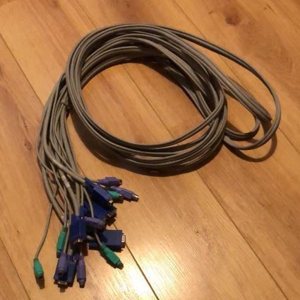 Compaq 147095-001 Kvm Cable VGA PS/2  12 Ft