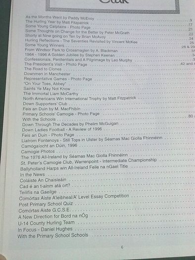 Down GAA yearbook 1996 Ireland Irish
