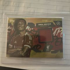 Virgil Van dijk Match worn shirt relic