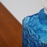 Vintage Swedish Blue Glass Table Lamp, 1960s. Image 7