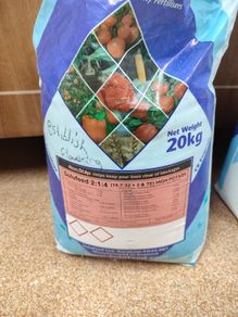 Fertilizer 2:1:4 High K Potassium Feed Solufeed Water Soluble 20KG Fruit Production