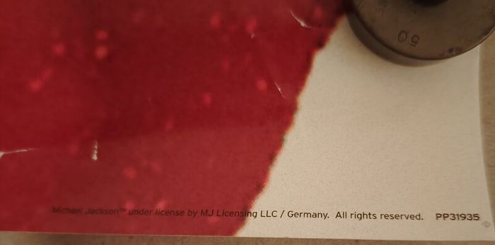 Michael Jackson "Loved" (1984 AMA Red Jacket Memorial Design)