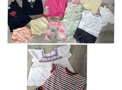 Baby Girl 9-12 Months summer bundle