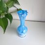 Vintage Blue and White Vase Image 6