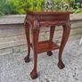 mahogany occasional table Image 2