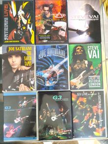 Joe Satriani and Steve Vai DVDs