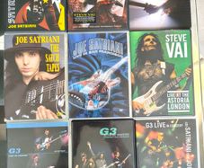 Joe Satriani and Steve Vai DVDs