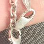 Sterling silver bracelet palm charm Image 5