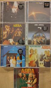 Lot of 7 x ABBA CD's, Remastered Series. Waterloo, Ring Ring, Arrival, Voulez-Vous etc. EX+