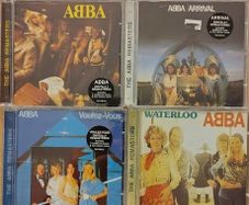 Lot of 7 x ABBA CD's, Remastered Series. Waterloo, Ring Ring, Arrival, Voulez-Vous etc. EX+