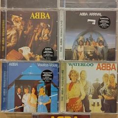 Lot of 7 x ABBA CD's, Remastered Series. Waterloo, Ring Ring, Arrival, Voulez-Vous etc. EX+