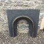 Timber surround with cast iron insert for fireplace Image 6